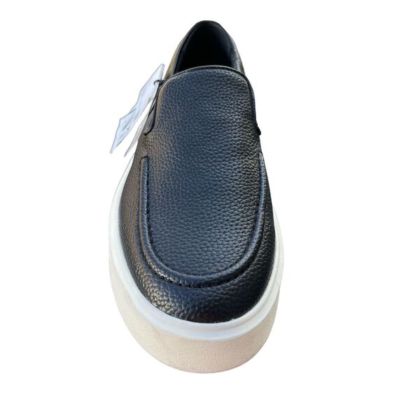Zara Men’s Black Leather Loafers Ref 2650/320 Size US 9 UK 8 EUR 42 NEW main image 3
